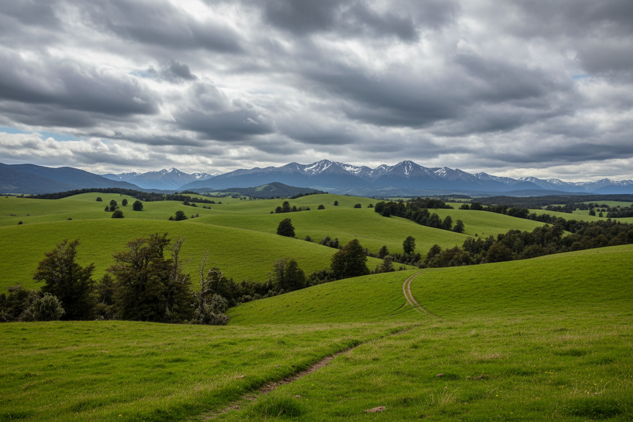 Pradera del sur de Chile
